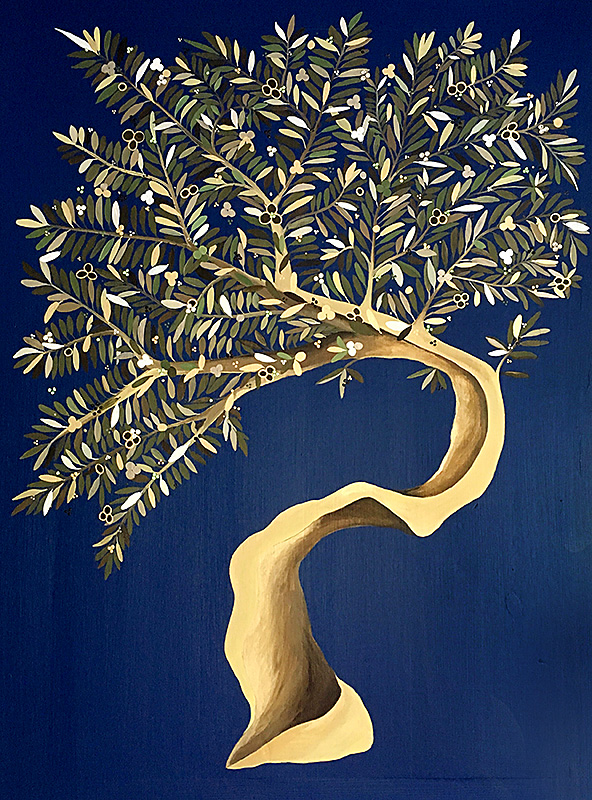 Silvia Karamfilova Art "Ancient olive tree"