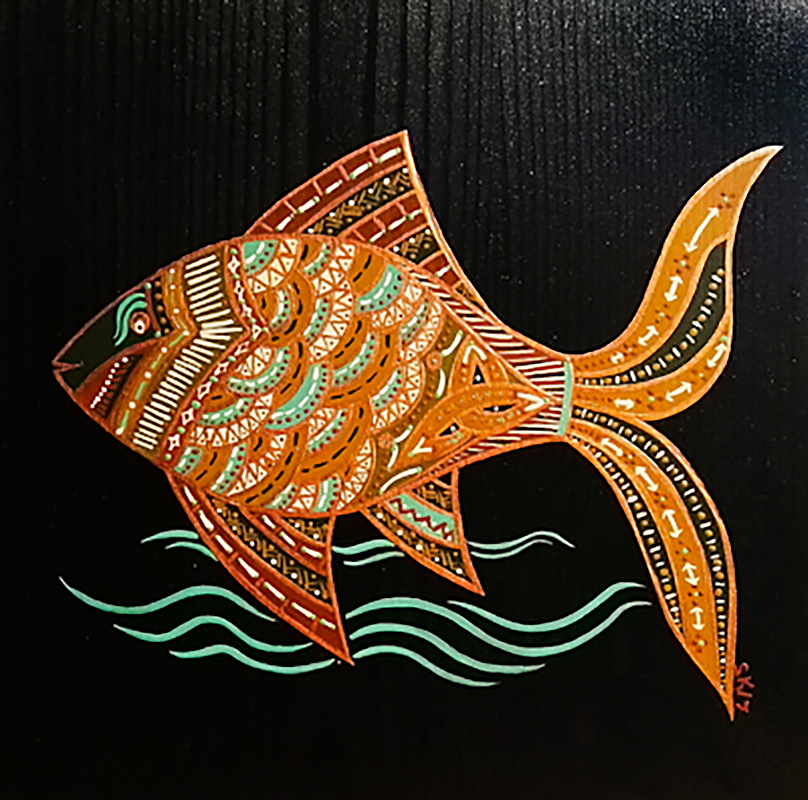 Silvia Karamfilova Art "The golden fish II"