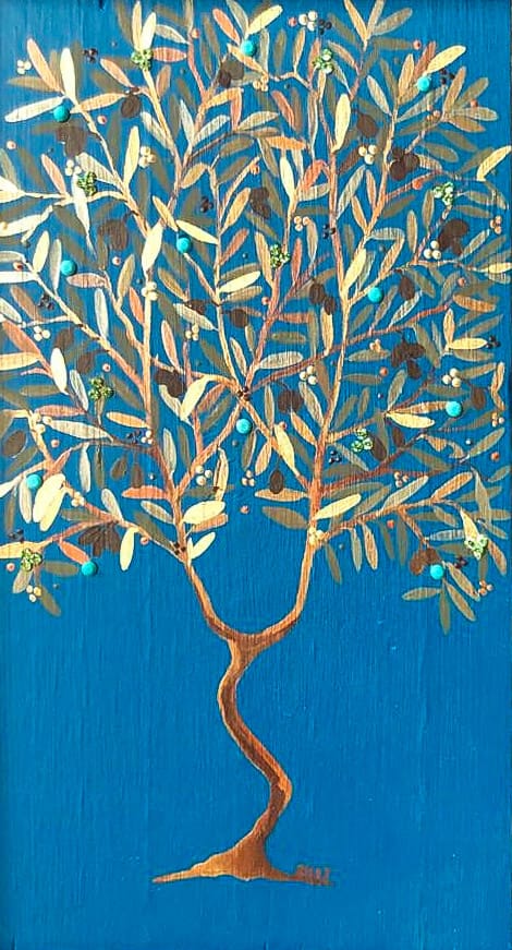 Silvia Karamfilova painting "Olive tree"
